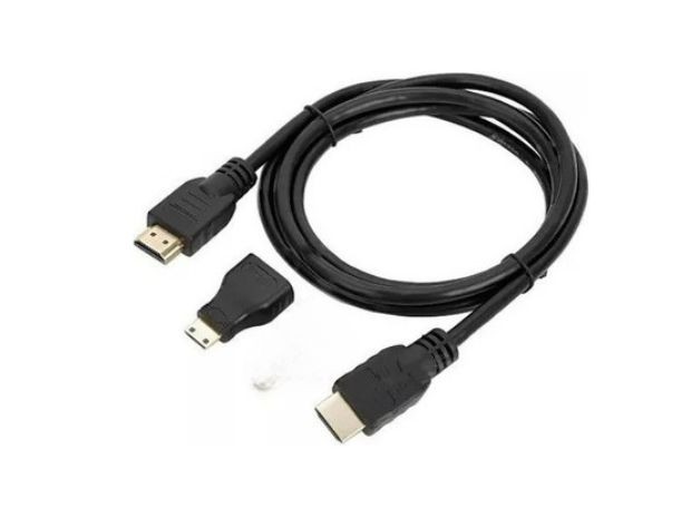 &u+ CABLE HDMI A MINI HDMI VERSION 1.40 CON ADAPTADOR